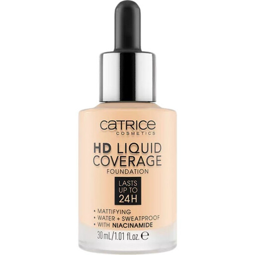 Catrice HD Liquid Coverage Foundation No. 002 Nude Long-Lasting …
