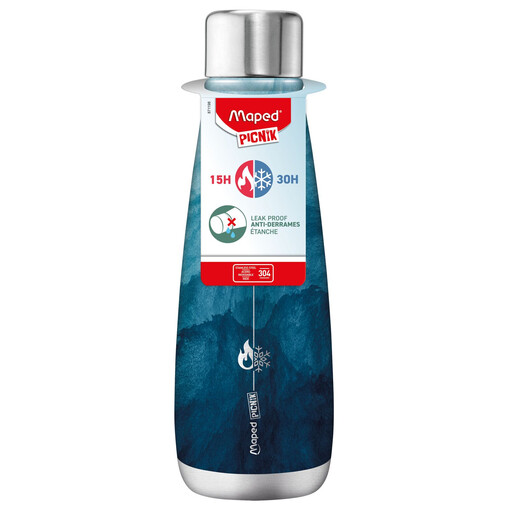 Maped Picnik Insulated Stainless Steel Bottle 500 ml Blue