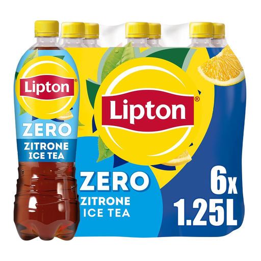 Lipton Ice Tea Lemon Sugar-Free 6x1.25L