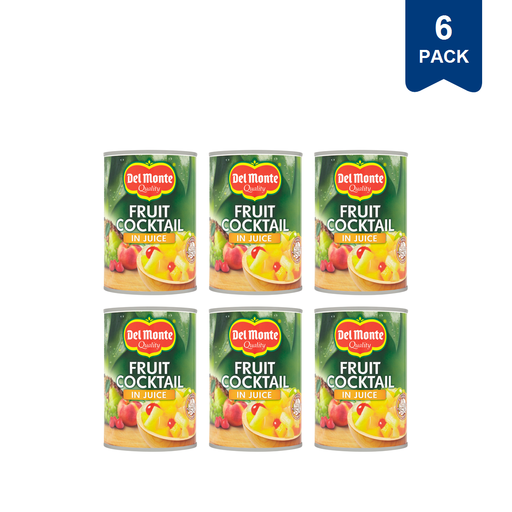 Del Monte Fruit Cocktail in Juice 415g, six-pack