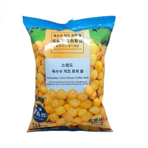 SuManDuo Corn Cheese Toffee Balls (Caramel Flavor) 60G