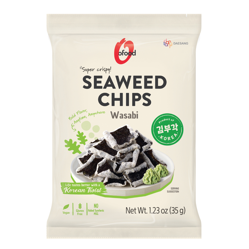 O'Food Seaweed Chip Wasabi 35g