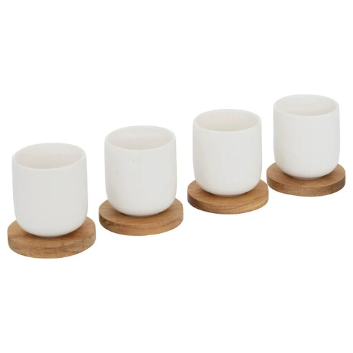 Secret de Gourmet Elegance Porcelain Cup Set