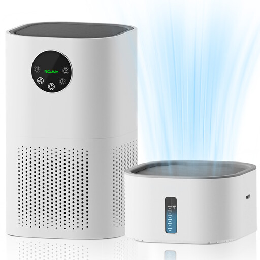 ROUNY 2-in-1 Air Purifier and Humidifier Combo