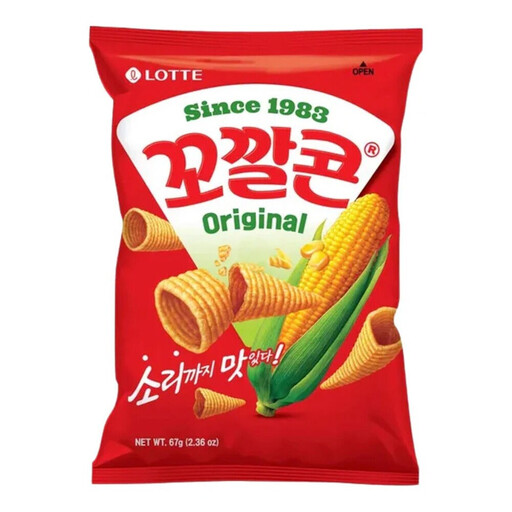 Lotte KoKal Corn Snack 67 g pack
