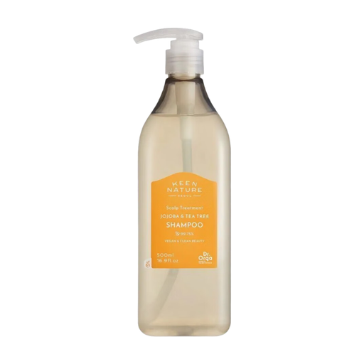 Dr.Orga Jojoba Oil & Tea Tree Scalp Care Shampoo for Healthy Hair, 500ml