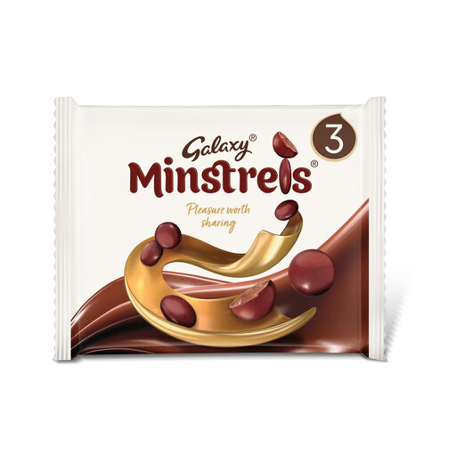 Galaxy Minstrels multipack, 3 x 42g