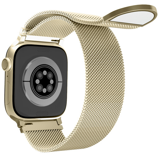 Apple watch bands (S11/10 42mm)+(40mm/41mm/38mm) Champagne Gold（circle）