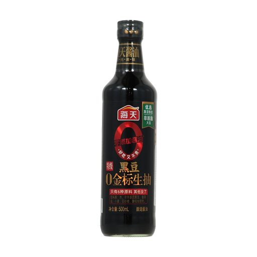 Haday Black Bean 0 Gold Label Light Soy Sauce 500ml