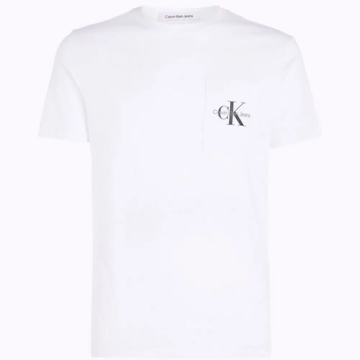 CALVIN KLEIN Core Monologo Pocket T-Shirt White
