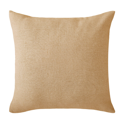 Housse de coussin Deconovo imitation lin orange