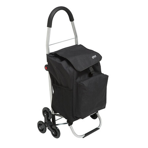 5five Aluminum Shopping Cart, 6-Wheel Design