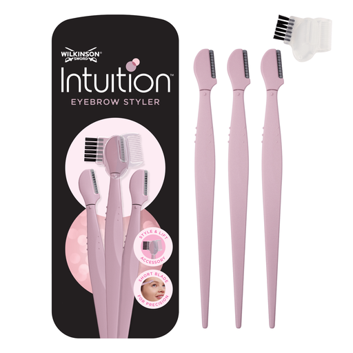 Wilkinson Sword Intuition Disposable Razors Eyebrow Shaper Pro x3