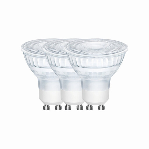 Pack of 3 GU10 PAR16 LED bulbs