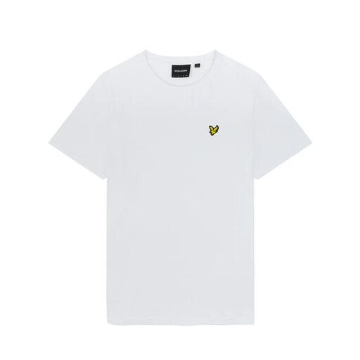 Lyle & Scott 男士纯棉圆领 T 恤 - 白色