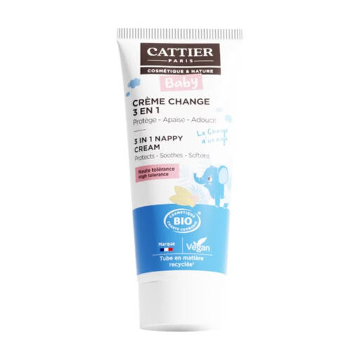 Cattier Baby 3-in-1 Organic Nappy Cream