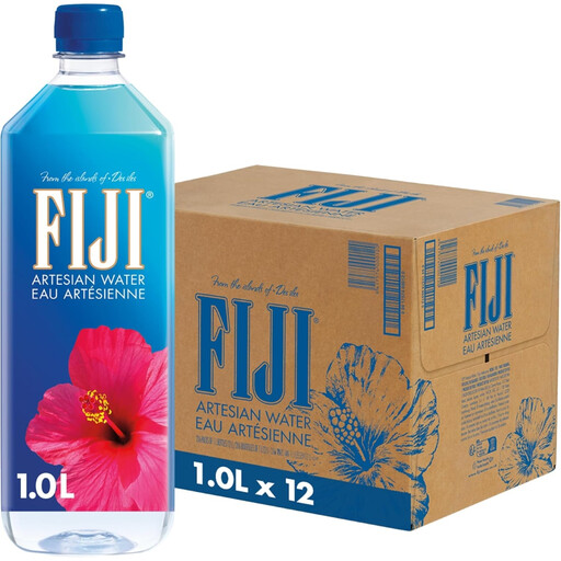 FIJI Water Natural Artesian Still Water- 1L (Pack of 12)