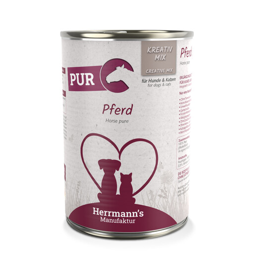 Aliment HERRMANN'S MANUFAKTUR à la viande de cheval pure, 400 g