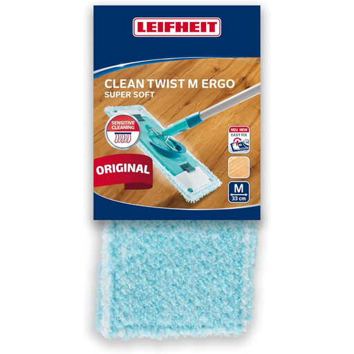 Leifheit Original CLEAN Twist M Ergo/Power Clean super Soft Mop Replacement Bag
