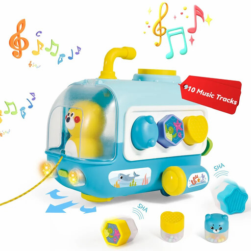 Baby toys from 6 months, submarine baby musical toy