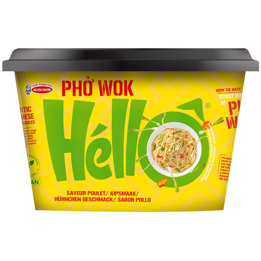 ACECOOK Instant Noodles Chicken Pho Wok Bowl
