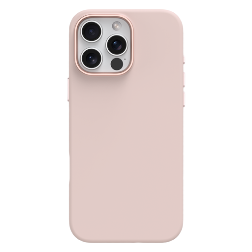 Comma Nature 系列磁吸硅胶手机壳 - iPhone 16 - 浅粉色