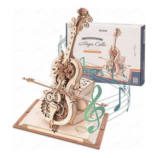 Robotime Magic Cello 3D Wooden Puzzle