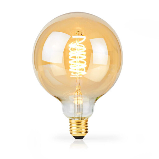 Nedis LED Filament Bulb E27 G125