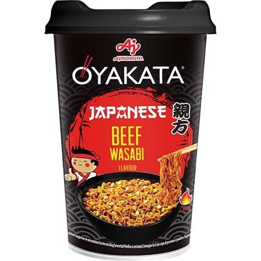 OYAKATA Instant Noodles Japanese Beef Wasabi Cup