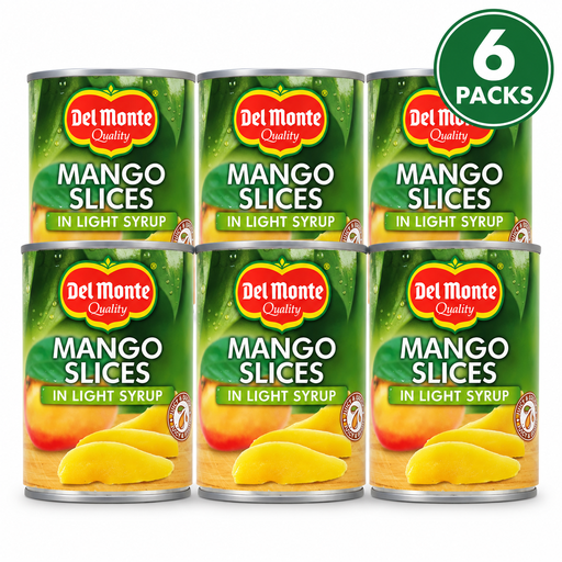 Del Monte Sliced Mango in Light Syrup, six 425g cans