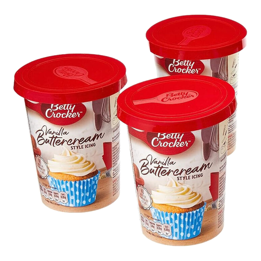 Betty Crocker Vanilla Buttercream Icing 6 X 400G
