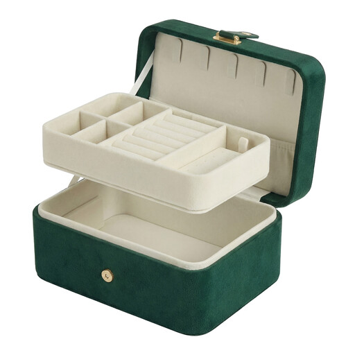 Ochama x SONGMICS Portable Jewelry Box in Green
