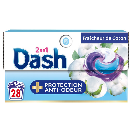 DASH 2-in-1 Pods, Odour Protection, Cotton Fresh