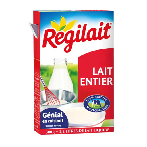 Regilait whole milk powder, 300 g tin