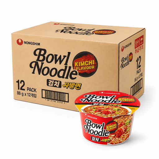 Nongshim Instant Noodle Bowl Kimchi
