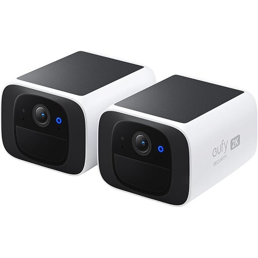 eufy Security, eufy SoloCam S220 Outdoor Wireless WiFi Surveillance Camera, 2 Pack
