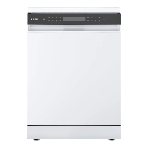 Wiggo 60cm Full-size Freestanding Dishwasher White Energy B