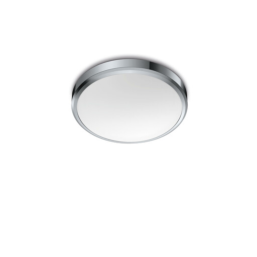 Philips 吸顶灯 LED 灯具 Doris 浴室 暖白光 17W 铬色 直径 31.3cm