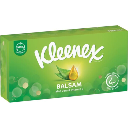 Kleenex Balsam Tissues Box