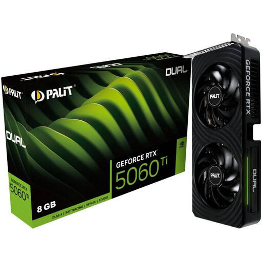 Palit GeForce RTX 5060 Ti Dual (8GB GDDR7/PCI Express 5.0/2572MHz/28000MHz)