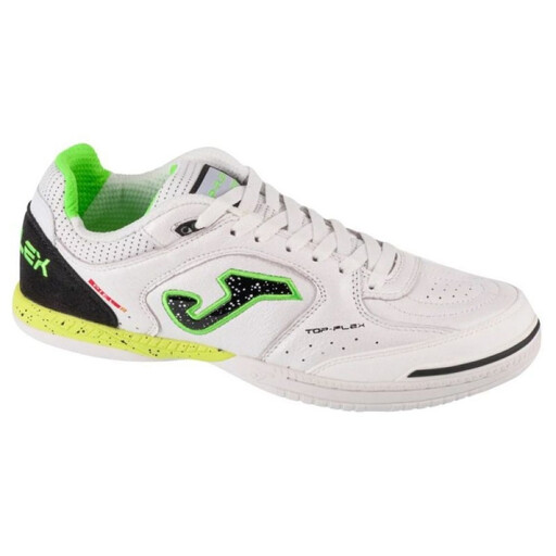 JOMA Futsal Boots Top Flex Indoors White Yellow 44.5