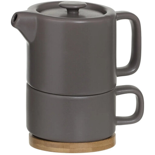 Secret de Gourmet Ceramic Teapot with Cup