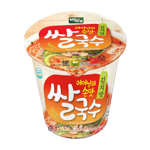 BAEKJE Rice Noodle Kimchi Flavor