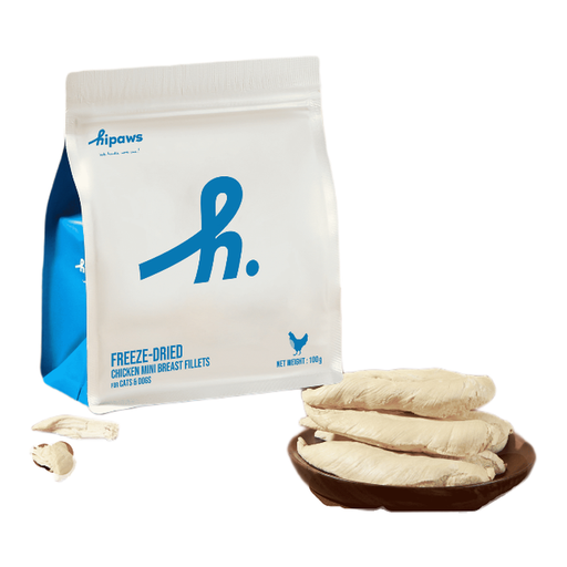 Hipaws Freeze-dried Chicken Mini Breast Fillets Pet Treats