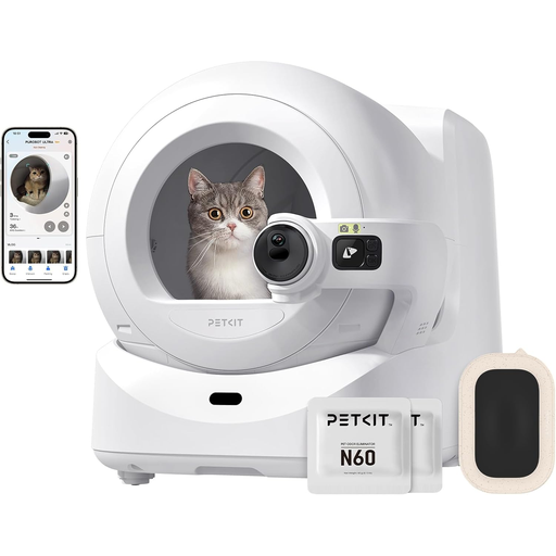 PETKIT Purobot Ultra Self-Cleaning Cat Litter Tray and Box with Camera