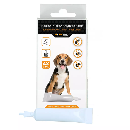 Gouttes Knock Pest contre les puces et les tiques pour chiens de 5 kg et plus
