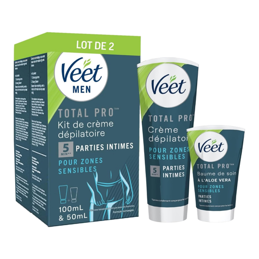 VEET Men Intimate and Sensitive Areas Hair Removal Kit