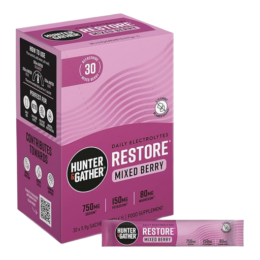 HUNTER & GATHER Restore Berry Electrolyte Sachets, pack of 30