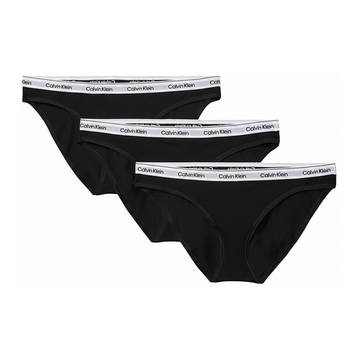 Calvin Klein Bikini Briefs 3-Pack Icon Logo Black XL