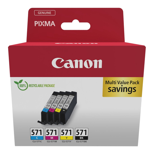 Canon 0386C008 ink cartridge 4 pc(s) Original Black, Cyan, Magenta, Yellow